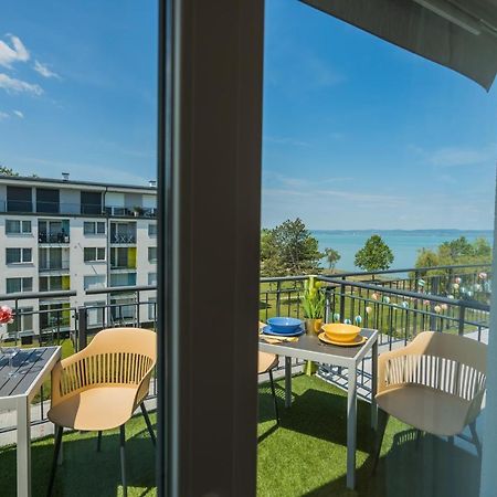 MF Adriana Panorama Apartment Siofok Bagian luar foto